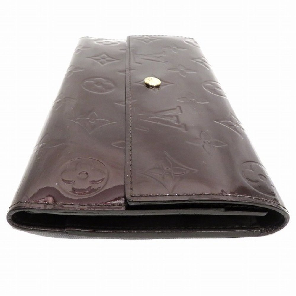 LOUIS VUITTON Monogram Vernis Portefeuil International M91998 Wallet 3-fold Wome - Picture 9 of 9